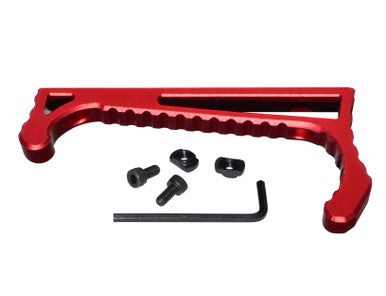 Lightweight Aluminum Hand Stop for M-LOK Rail, Red [HSML02-R]