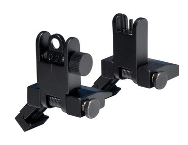 Rapid Transition 45º Offset Flip-Up Sights, Aluminum Front & Rear Set