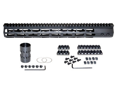 15" Presma AR-10 LR 308 DPMS LOW Super Light M-LOK Series Free Float Handguard [M38M/L15]