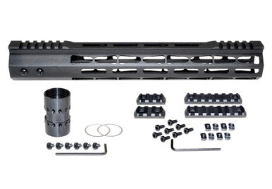 13" Presma AR-15 Super Light M-LOK Series Free Float Handguard with Partial Top Rail [MARMP13]