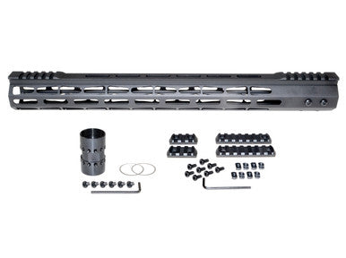 17" Presma AR-10 LR 308 DPMS LOW Super Light M-LOK Series Free Float Handguard with Partial Top Rail [M38MP/L17]