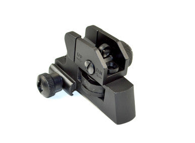 AR Rear Match Backup Sight, Aluminum [MDTRS02]