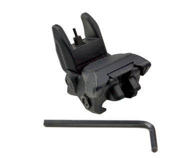 AR Flip-Up Front Backup Sight, Polymer, Black [MFLFS03]