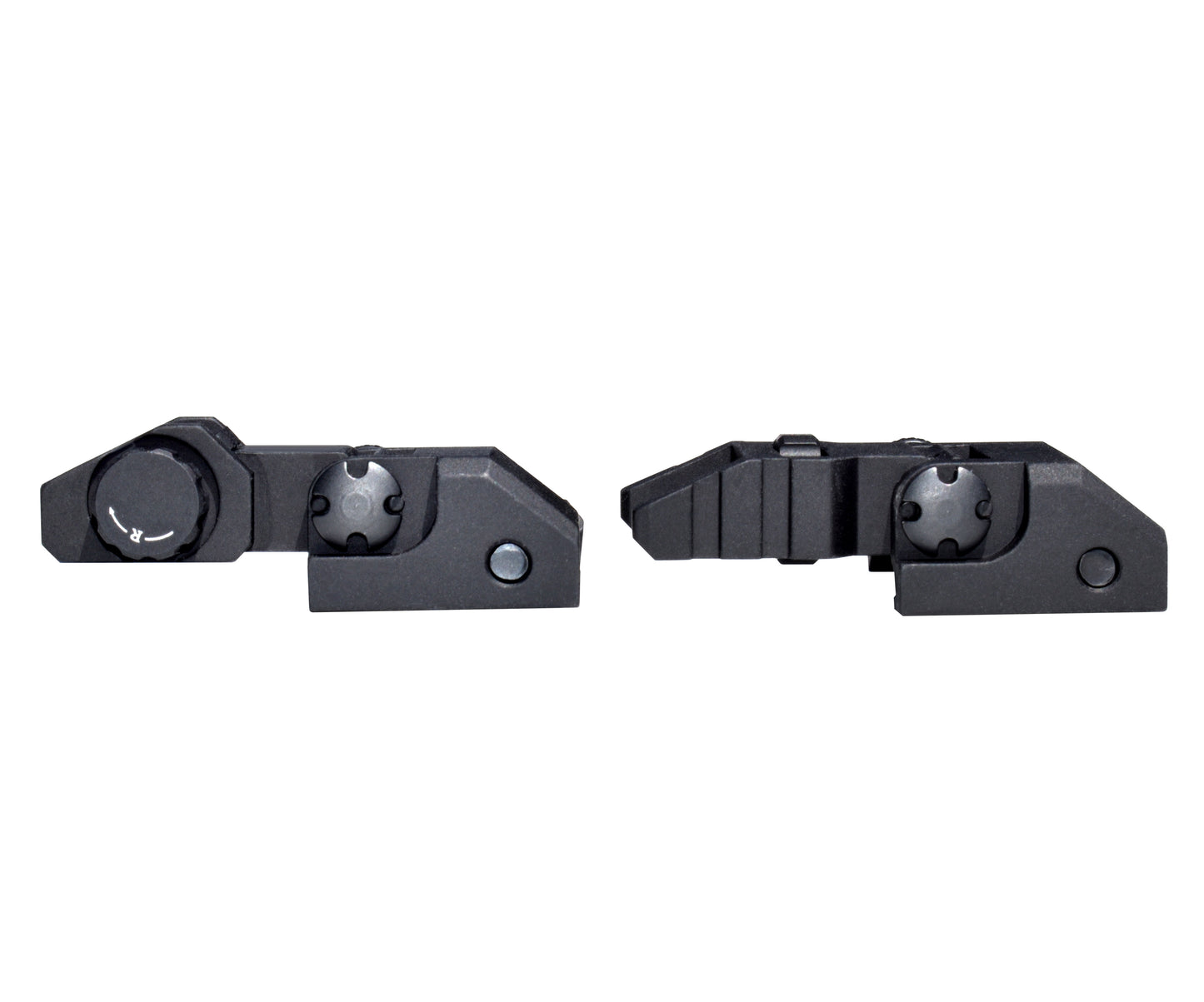 Advanced Tactical Flip Up Front and Rear Backup Sight Set, Aluminum [MFLRS09]
