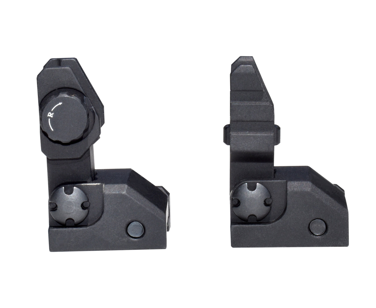 Advanced Tactical Flip Up Front and Rear Backup Sight Set, Aluminum [MFLRS09]