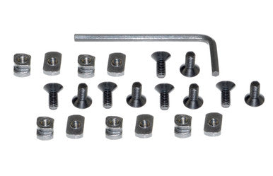 M-LOK Replacement T Nut & Screw Set, 10 pcs [ML-NS]