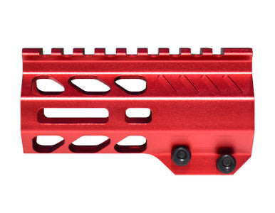 4.2" Red M-LOK Free Float Handguard for 223/5.56 Uppers [MMARE42-R]