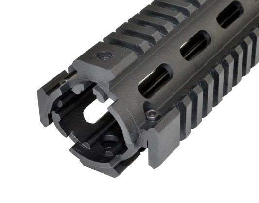 AR-15 12" Rifle Length 2pc Drop-In Handguard, for TRIANGLE End Cap [MQRRL]