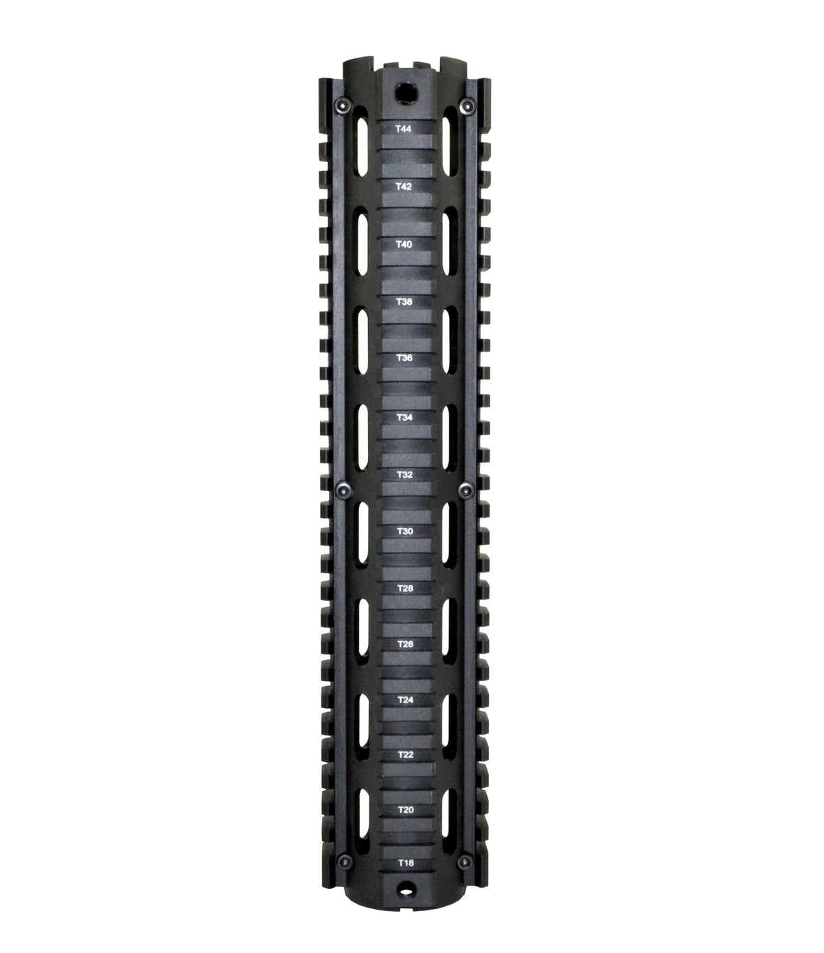 AR-15 12" Rifle Length 2pc Drop-In Handguard, for TRIANGLE End Cap [MQRRL]