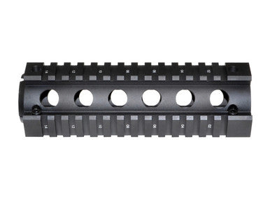AR-15 6.7" Carbine 2pc Drop-In Handguard, for ROUND End Cap [MQRSL]