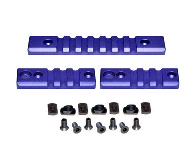 M-LOK to Picatinny Adapter Rail Kit (2 x 3 slot; 1 x 7 slot) - Purple [RLMLK1-PUR]
