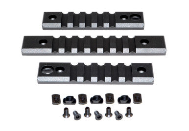 M-LOK to Picatinny Adapter Rail Kit (2 x 5 slot; 1 x 7 slot) - Black [RLMLK2]