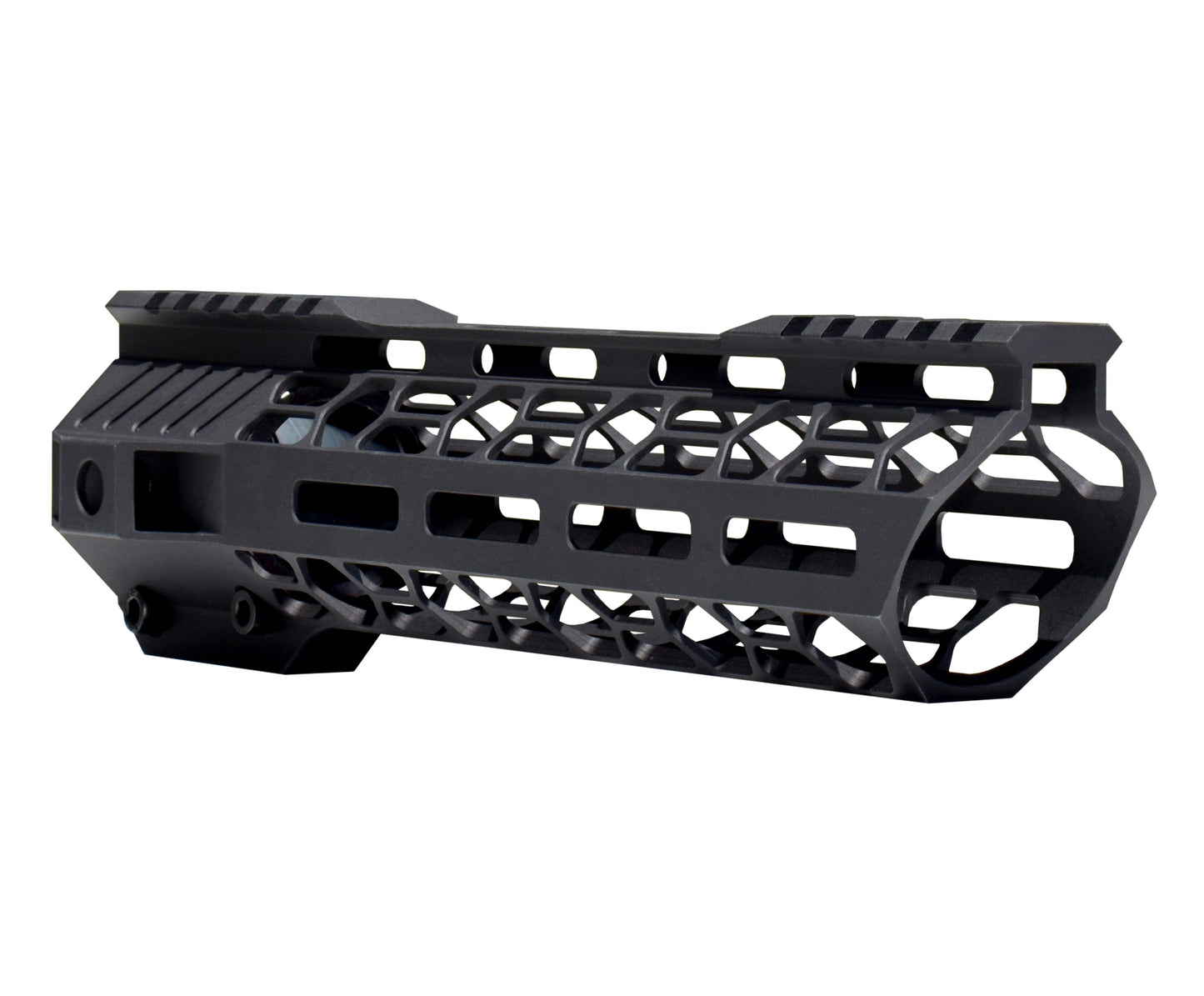 10" Super Light Free Float M-LOK Handguard with Partial Top Rail, LR 308 DMPS High Profile [UMM38D10-H]