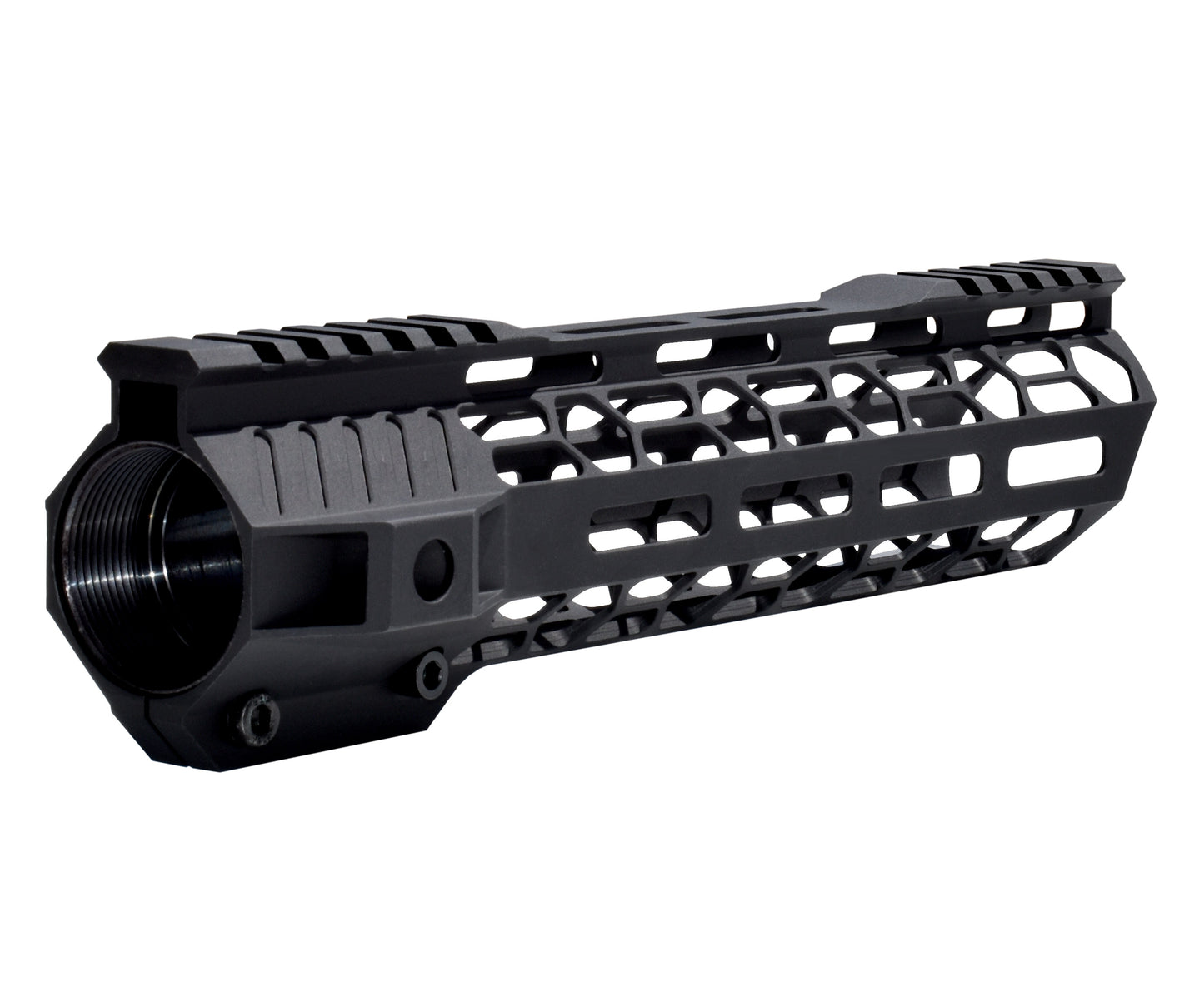 10" Super Light Free Float M-LOK Handguard with Partial Top Rail, LR 308 DMPS High Profile [UMM38D10-H]