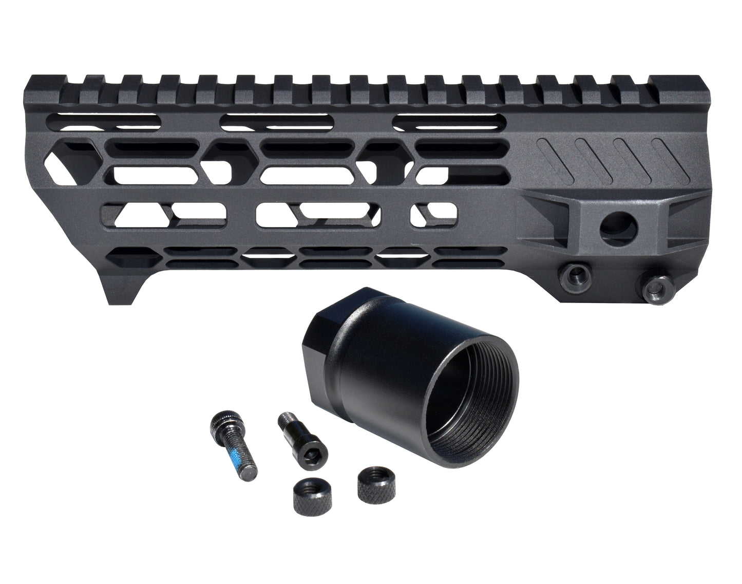 7" Presma M-LOK Handguard with Shark Forend, Integrated Hand Stop for .223/5.56 [UMMARJ7]