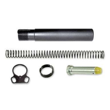 AR-15 Pistol Buffer Tube Kit (no foam cover) with Dual Sling End Plate [UB_AS5P11A]